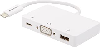 Amazon Basics - Adattatore multiporta, con collegamenti USB-C e VGA