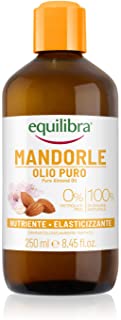 Equilibra Corpo, Olio di Mandorle Puro, Olio di Mandorle Dolci, Protettivo, Nutriente ed Elasticizzante, Aiuta a Prevenire le Smagliature in Gravidanz