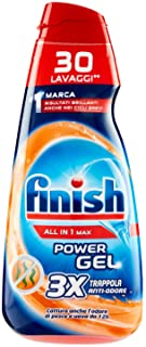 Finish Powergel, Gel Detersivo Per Lavastoviglie Liquido, Multiazione, Anti-Odore, Confezione Da 30 Lavaggi - 700 g