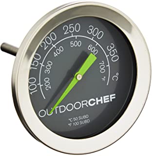 Outdoorchef 18.211.66 Termometro, Argento, 7 x 5.3 cm