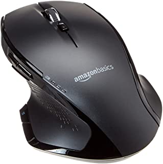 Amazon Basics - Mouse wireless ergonomico full-size con scrolling rapido