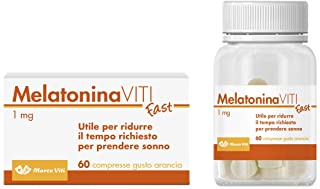 Marco Viti Integratore Alimentare di Melatonina, 60 compresse 150 mg (Melatonina 1 mg/compressa