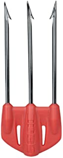 SEAC Killer Special, Fiocina a 3 Punte in Acciaio Brunito Temperato Unisex Adulto, Rosso, Standard