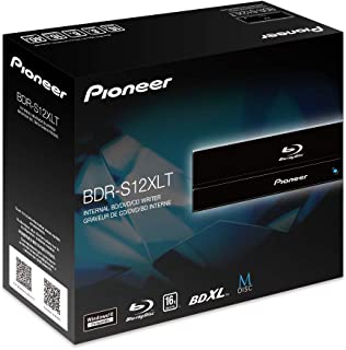 Pioneer BDR-S12XLT 16X SATA Blu-ray, DVD, masterizzatore CD - Supporta dischi M-Disc e BDXL (nero, pannello di rivestimento lucido)