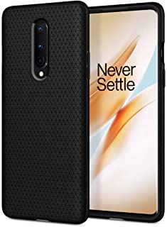 Spigen Cover Liquid Air Compatibile con OnePlus 8 - Nero