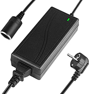 Shentian presa Accendisigari per Auto Adattatore da AC a DC da 100V-240V a 12V 5A Alimentatore per Caricabatteria da Auto Universale, Convertitore per