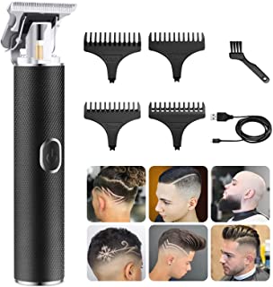 Tagliacapelli,T-Blade 0mm Trimmer Barba,Electric Professionale Tagliacapelli Elettrico Barba Kit per Uomo, Tipo-C USB Ricaricabile,Trimmer con lama a