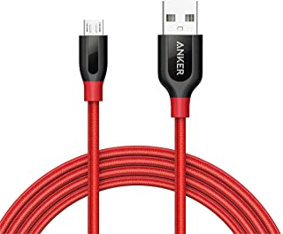 Anker Cavo Micro USB Premium [180 cm] in Nylon e Fibra Interna in Aramide PowerLine+ Cavo per Ricarica e Trasferimento Dati Ultra-Durevole e Veloce pe