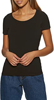 Peopletree Gaia Tee T-Shirt, Nero (Black BK), 40 (Taglia Produttore: 8) Donna