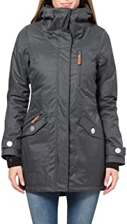 Berydale Parka da donna impermeabile e antivento, Donna, Grigio, S