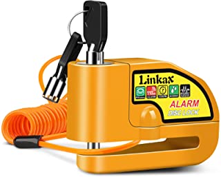 Linkax Bloccadisco Moto Lucchetto Antifurto Moto con Allarme Sonoro 110DB, Blocca  Disco per Moto con 2 Chiavi und 1.5m Reminder Cavetto, Accessori Mot -  Prodotti Plus