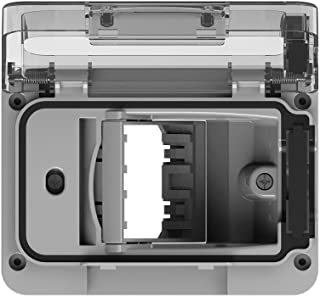 4Box 4B.W.RAL Wide Ip55 per Scatola da Incasso Tipo 503, Grigio