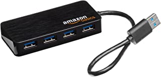Amazon Basics - Hub a 4 porte USB 3.0 con adattatore 5V/2,5A