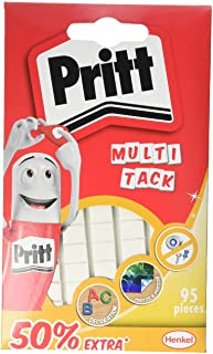 PRITT Instant Tack Gommini Adesivi Multiuso, Adesivo Muro Bianco per Casa, Ufficio e Scuola, Adesivi per Vetro, Muri o Porte Removibili, 1 Confezione