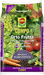 COMPO Orto Frutta, Concime ad Alto Contenuto di Elementi Nutritivi, Con Tecnologia NovaTec, 4 kg