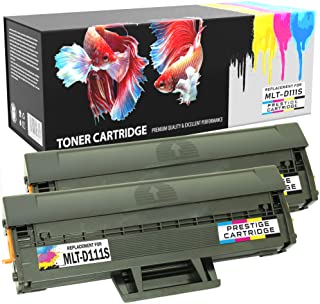 Prestige Cartridge MLT-D111S Kit 2 Toner compatibile per Stampanti Samsung Xpress SL-M2020 / M2021 / M2022 / M2026 / M2070 / M2071, nero, 2 Pezzi