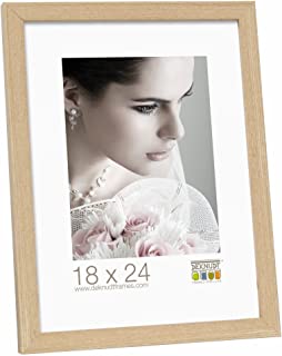 Deknudt Frames S44CH1-18.0X24.0 - Portafoto Basic in Legno e MDF, 27,2 x 21,2 x 1,33 cm, Colore: Quercia