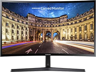 Samsung Monitor CF39 (?C24F396), Curvo (1800R) , 24", 1920x1080 (Full HD), VA, 60 Hz, 4 ms, FreeSync, HDMI, D-Sub, Ingresso Audio, Eye Saver Mode, Ner