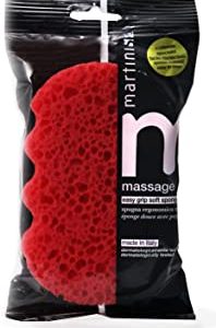 MartiniSPA Massage Color Spugna Coccola con Impugnatura Ergonomica, Colori Assortiti - 15 g