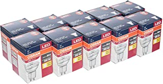 OSRAM, LED Star Value PAR16, Lampada riflettore con 36 gradi angolo di visione, Base GU10, 4,3 watt, Bianco caldo (2700K), Sostituisce le tradizionali